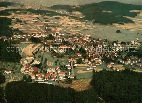 AK / Ansichtskarte Holzhausen Huenstein Fliegeraufnahme Kat. Dautphetal