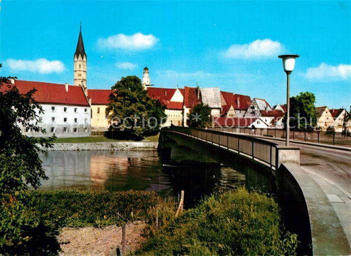 AK / Ansichtskarte Lauingen Donau Teilansicht Kat. Lauingen (Donau) Nr