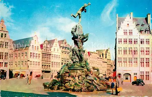 AK / Ansichtskarte Antwerpen Anvers Brabo Denkmal  Kat. 