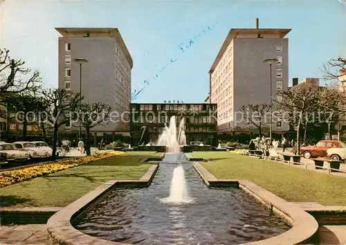 AK / Ansichtskarte Oberhausen Europahaus Friedensplatz Kat. Oberhausen