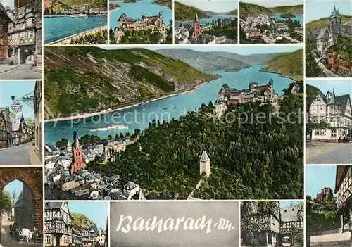 AK / Ansichtskarte Bacharach Rhein Schloss Stadtansichten Kat. Bacharach