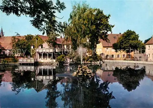 AK / Ansichtskarte Pleystein Partie am Weiher Kat. Pleystein