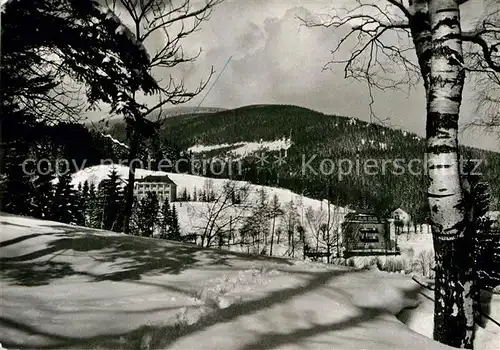 AK / Ansichtskarte Krkonose Winter Panorama Kat. Polen