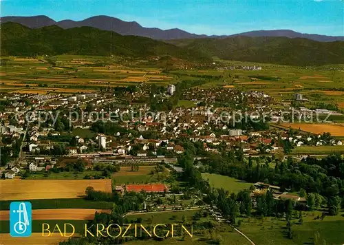 AK / Ansichtskarte Krozingen Bad Fliegeraufnahme Panorama  Kat. Bad Krozingen