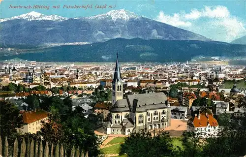 AK / Ansichtskarte Hoetting Panorama Kirche Patscherkofel Kat. Innsbruck