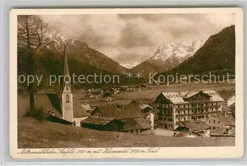 AK / Ansichtskarte Seefeld Tirol Mittenwaldhaus Karwendel Kat. Seefeld in Tirol