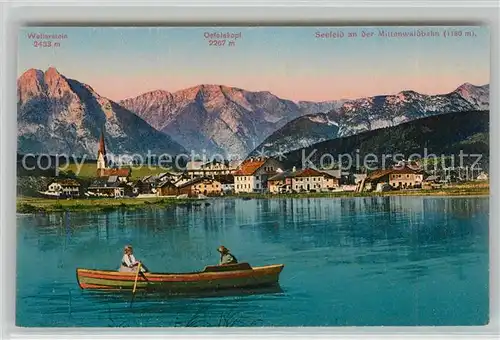 AK / Ansichtskarte Seefeld Tirol Wetterstein Oefelekopf  Kat. Seefeld in Tirol