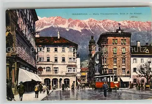 AK / Ansichtskarte Innsbruck Maria Theresienstrasse Altstadt Kat. Innsbruck