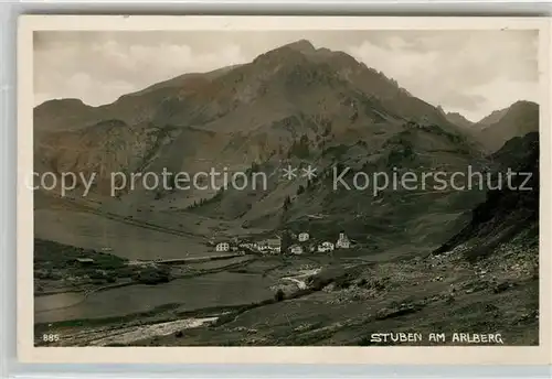 AK / Ansichtskarte Stuben Vorarlberg Panorama Kat. Kloesterle