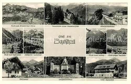 AK / Ansichtskarte Bayrischzell Wendelstein Tanneralm Traithen Seeberg Hotel Alpenrose Kat. Bayrischzell