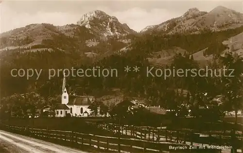 AK / Ansichtskarte Bayrischzell mit Wendelstein Kat. Bayrischzell