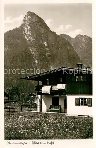 AK / Ansichtskarte Oberammergau mit Kofel Kat. Oberammergau