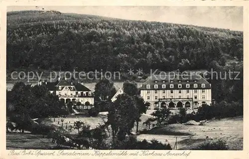 AK / Ansichtskarte Bad Orb Sanatorium Kueppelsmuehle Kurhaus Annenhof im Spessart Kat. Bad Orb