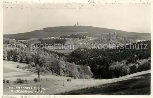 AK / Ansichtskarte Oberreifenberg Landschaftspanorama Blick zum Grossen Feldberg Kat. Schmitten