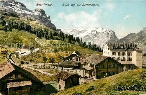 AK / Ansichtskarte Engstlenalp BE Bergdorf mit Blick auf die Berner Alpen Kat. Innertkirchen