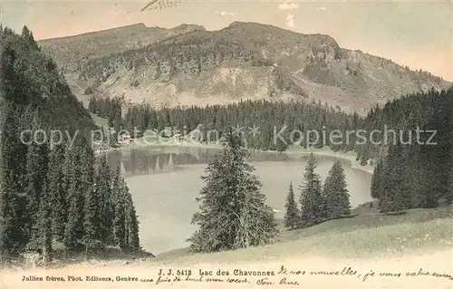 AK / Ansichtskarte Lac des Chavonnes Landschaftspanorama Alpen Kat. Les Diablerets