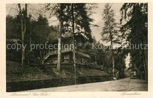 AK / Ansichtskarte Schwarzatal Gaststaette Schweizerhaus Thueringer Wald Kat. Rudolstadt