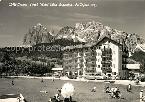 AK / Ansichtskarte Cortina d Ampezzo Pocol Hotel Villa Argentina Le Tofane Kat. Cortina d Ampezzo
