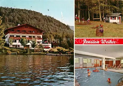 AK / Ansichtskarte Kiens Suedtirol Pension Weiher  Kat. Kiens Pustertal