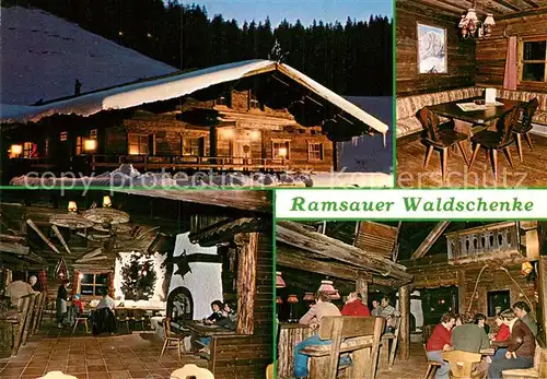 AK / Ansichtskarte Ramsau Dachstein Steiermark Ramsauer Waldschenke Kat. Ramsau am Dachstein