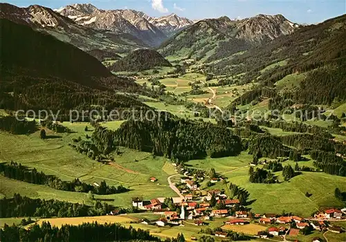 AK / Ansichtskarte Jungholz Tirol Fliegeraufnahme Iseler Daumen Kat. Jungholz