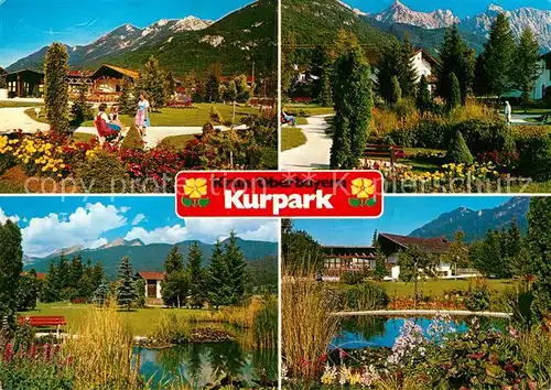 AK / Ansichtskarte Kruen Parkanlage Soierngruppe Karwendelgebirge Kat. Kruen