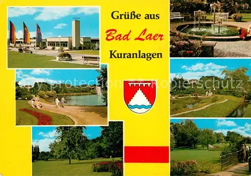 AK / Ansichtskarte Bad Laer Kurparkanlagen  Kat. Bad Laer
