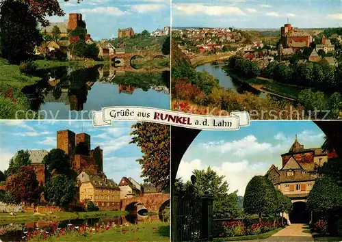 AK / Ansichtskarte Runkel Lahn Panorama Kat. Runkel