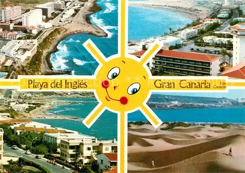AK / Ansichtskarte Playa del Ingles Gran Canaria Panoramen  Kat. San Bartolome de Tirajana