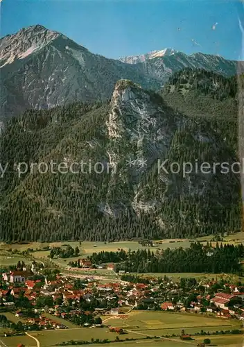 AK / Ansichtskarte Oberammergau Panorama Zugspitze Kofel Kat. Oberammergau