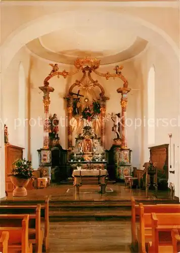 AK / Ansichtskarte Oberprechtal Katholische Kirche Altarraum Kat. Elzach