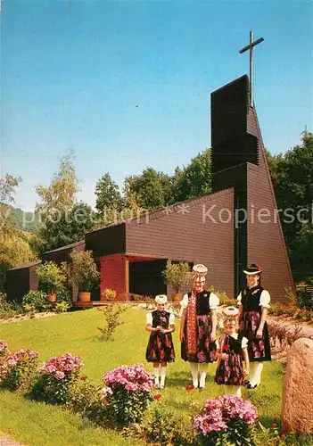 AK / Ansichtskarte Oberprechtal Evangelische Kirche Kat. Elzach
