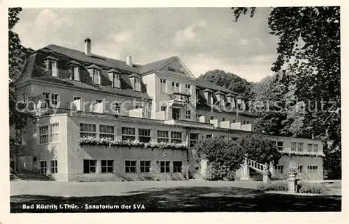 AK / Ansichtskarte Bad Koestritz Sanatorium der SVA Kat. Bad Koestritz