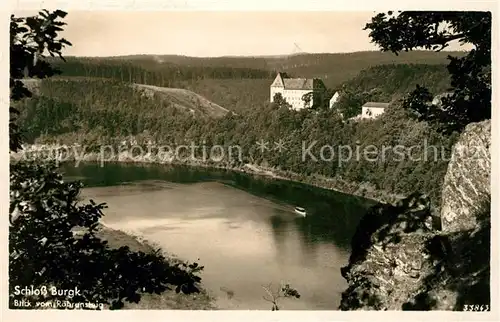 AK / Ansichtskarte Burgk Saale Orla Kreis Panorama Blick vom Roehrensteig Kat. Burgk