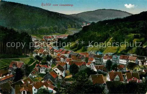 AK / Ansichtskarte Ruhla Panorama Blick vom Liesenberg Kat. Ruhla