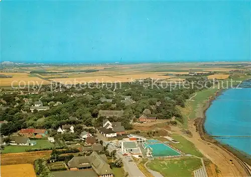 AK / Ansichtskarte Keitum Sylt Fliegeraufnahme Kat. Sylt Ost