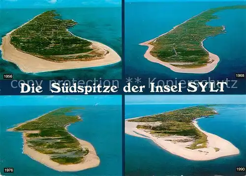 AK / Ansichtskarte Sylt Fliegeraufnahme Kat. Sylt Ost