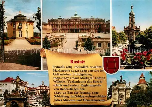 AK / Ansichtskarte Rastatt Barockschloss  Kat. Rastatt