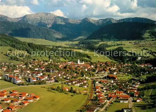 AK / Ansichtskarte Oberstaufen Fliegeraufnahme Hochgrat Rindalphorn Kat. Oberstaufen