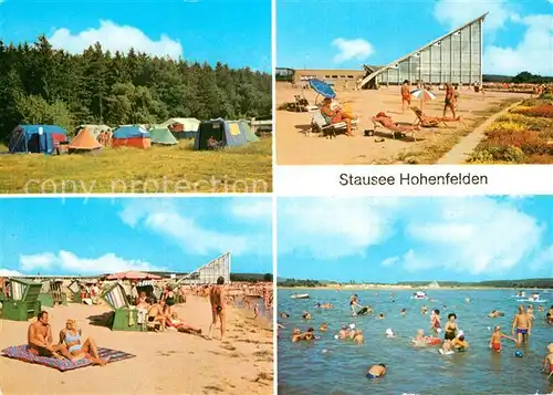 AK / Ansichtskarte Hohenfelden Stausee Campingplatz Badespass Kat. Hohenfelden