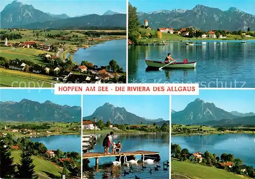 AK / Ansichtskarte Hopfen See Panorama Teilansichten Kat. Fuessen