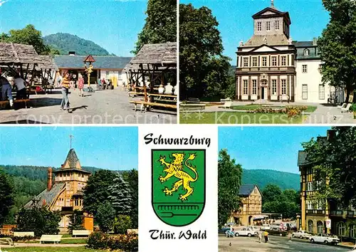 AK / Ansichtskarte Schwarzburg Thueringer Wald Schloss Schenke Schloss Schwarzburg Kaisersaal Max Reimann Platz Kat. Schwarzburg