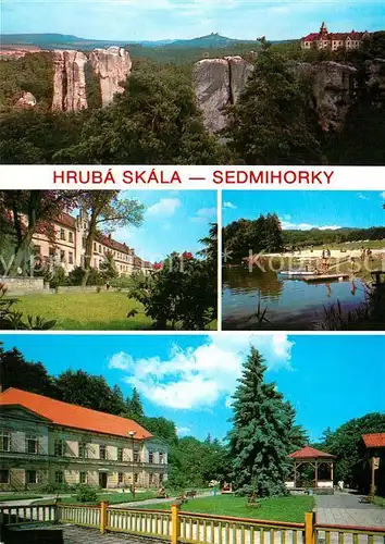 AK / Ansichtskarte Hruba Skala Sedmihorky Hruba Skala Zotavovna Kat. Tschechische Republik