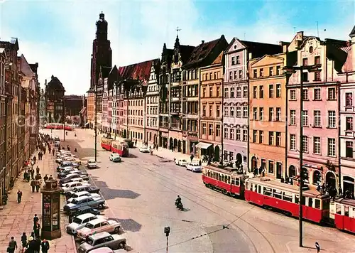 AK / Ansichtskarte Wroclaw Rynek pierzeja polnocna Kat. Wroclaw Breslau