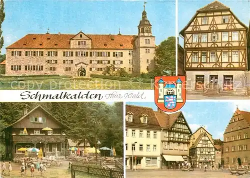 AK / Ansichtskarte Schmalkalden Schloss Wilhelmsburg Lutherhaus HOG Ehrental Am Altmarkt Kat. Schmalkalden