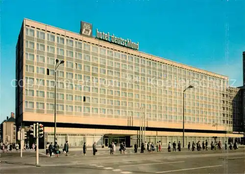 AK / Ansichtskarte Leipzig Hotel Deutschland am Karl Marx Platz Kat. Leipzig