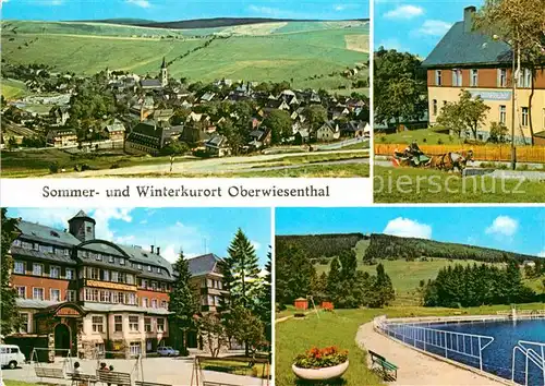 AK / Ansichtskarte Oberwiesenthal Erzgebirge Hotel Bergfrieden Erholungsheim Aktivist Fichtelbergblick Kat. Oberwiesenthal