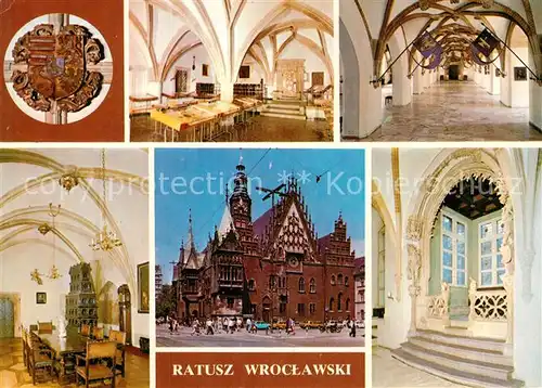 AK / Ansichtskarte Wroclaw Rathaus Kat. Wroclaw Breslau