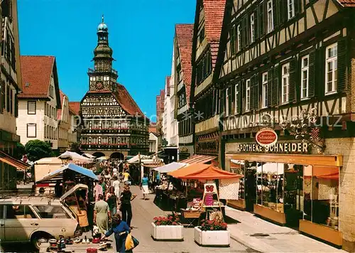 AK / Ansichtskarte Kirchheim Teck Markt Kat. Kirchheim unter Teck