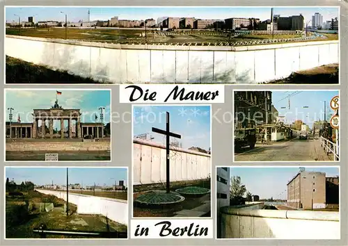 AK / Ansichtskarte Berlin Die Mauer Kat. Berlin